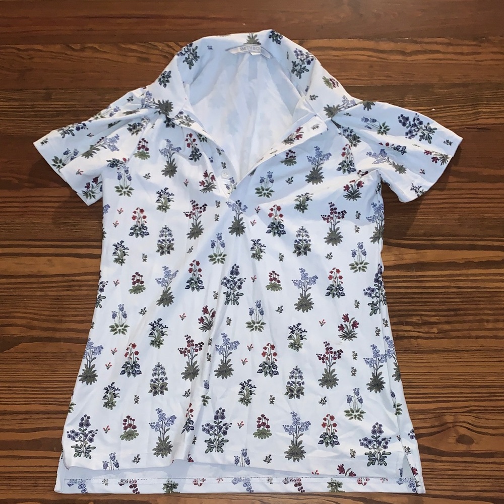 Floral Print Polo Shirt